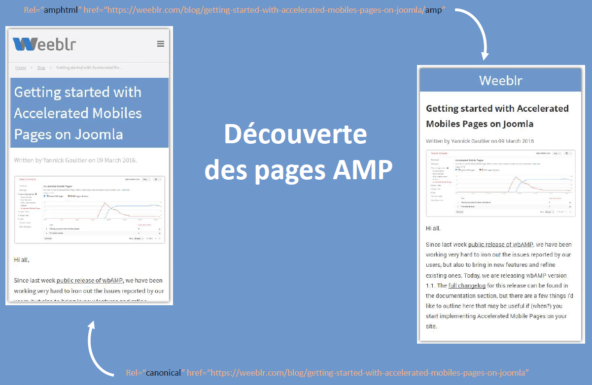 AMP pages indexing in Google Search Console