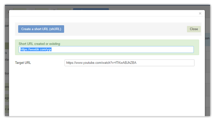 sh404SEF short link to external URL